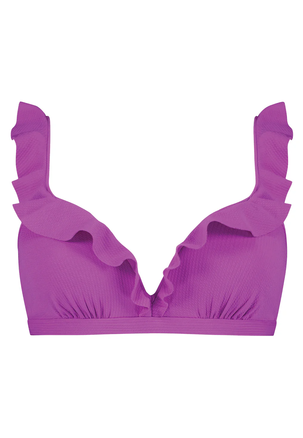 Purple Flash ruffle bikinitop - Image 4