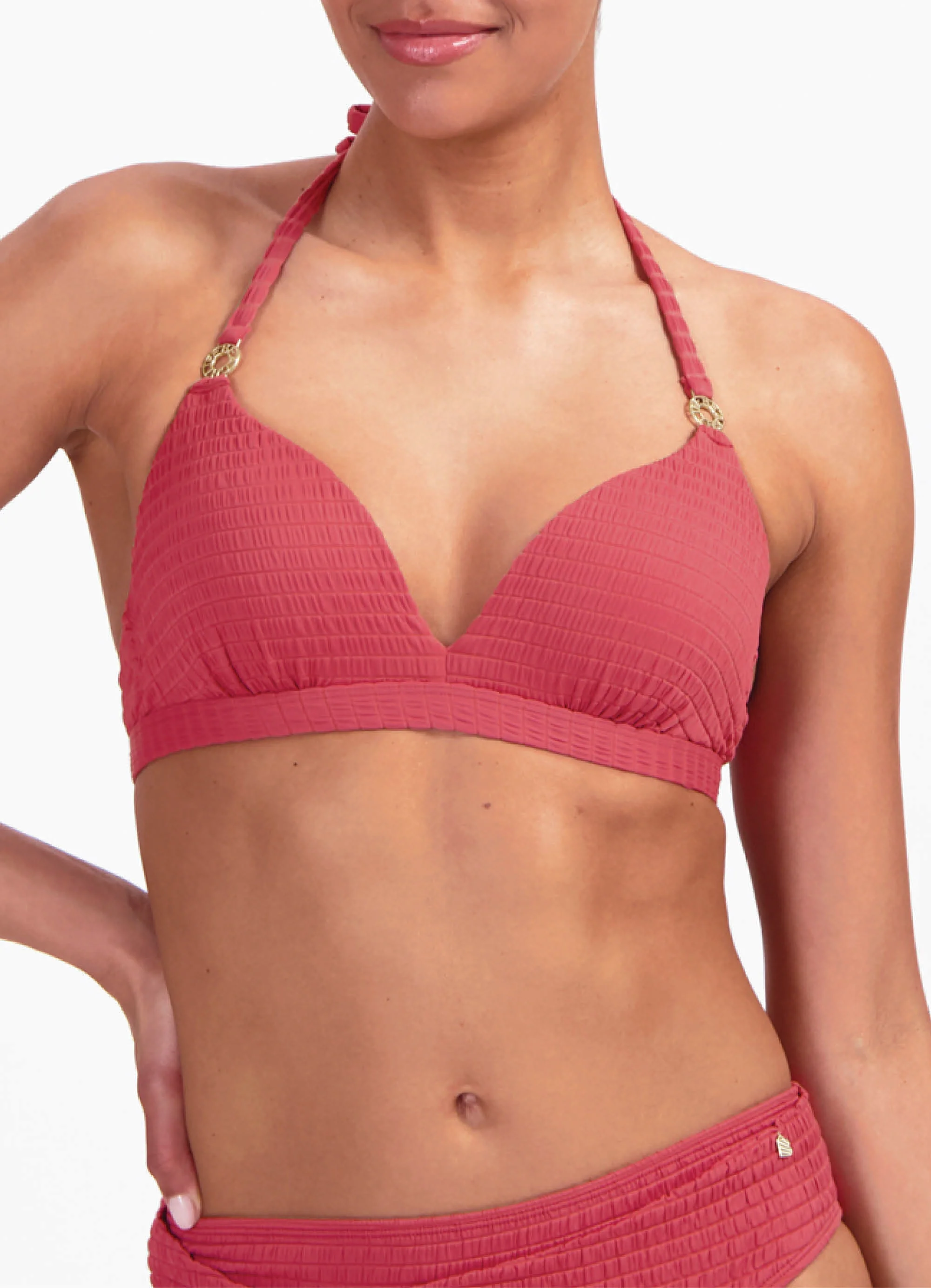 Berry halter bikinitop met beugel - Image 2