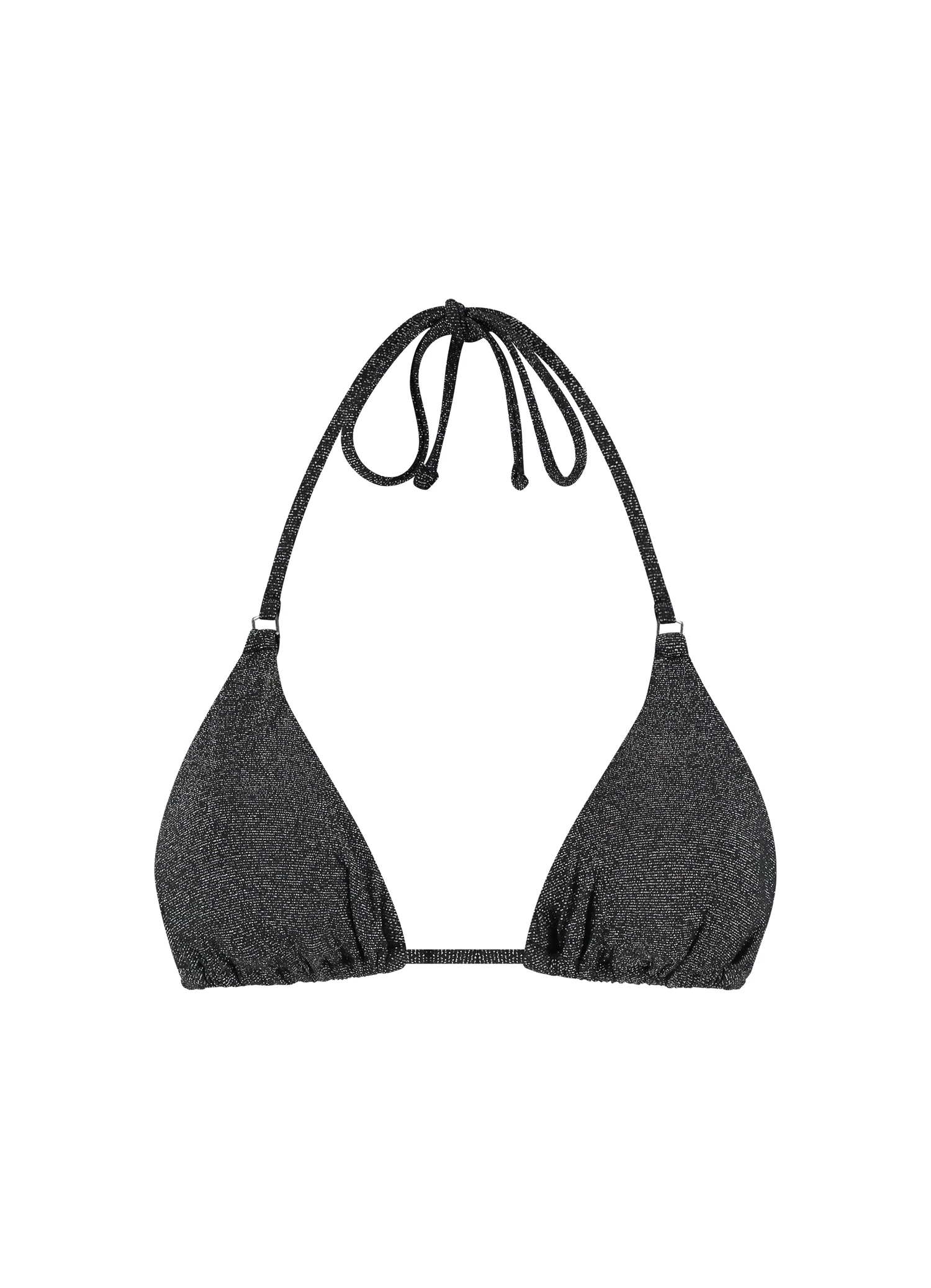 Black Glitter triangel bikinitop - Image 4