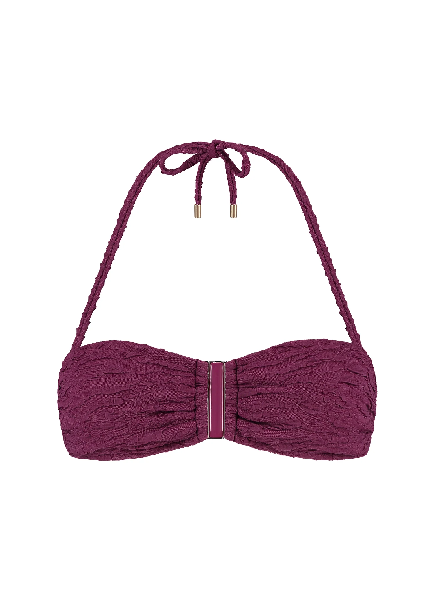 Bright Plum bandeau bikinitop - Image 6