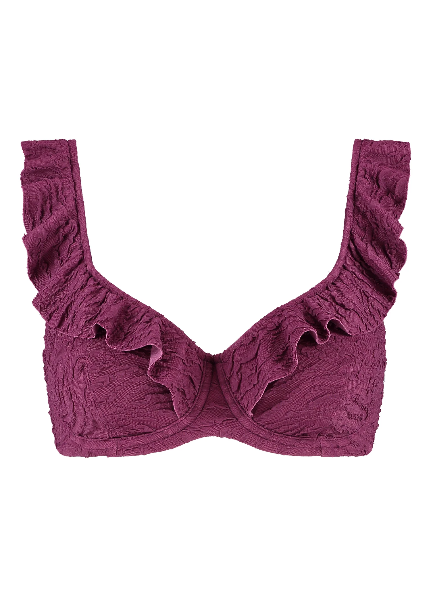 Bright Plum full cup bikinitop - Image 4