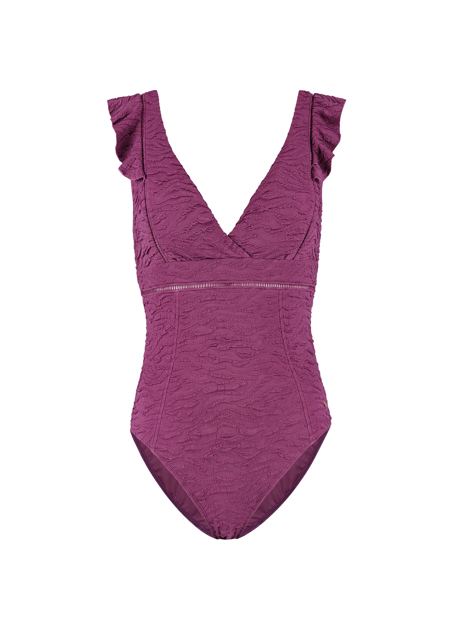 Bright Plum ruches badpak - Image 3