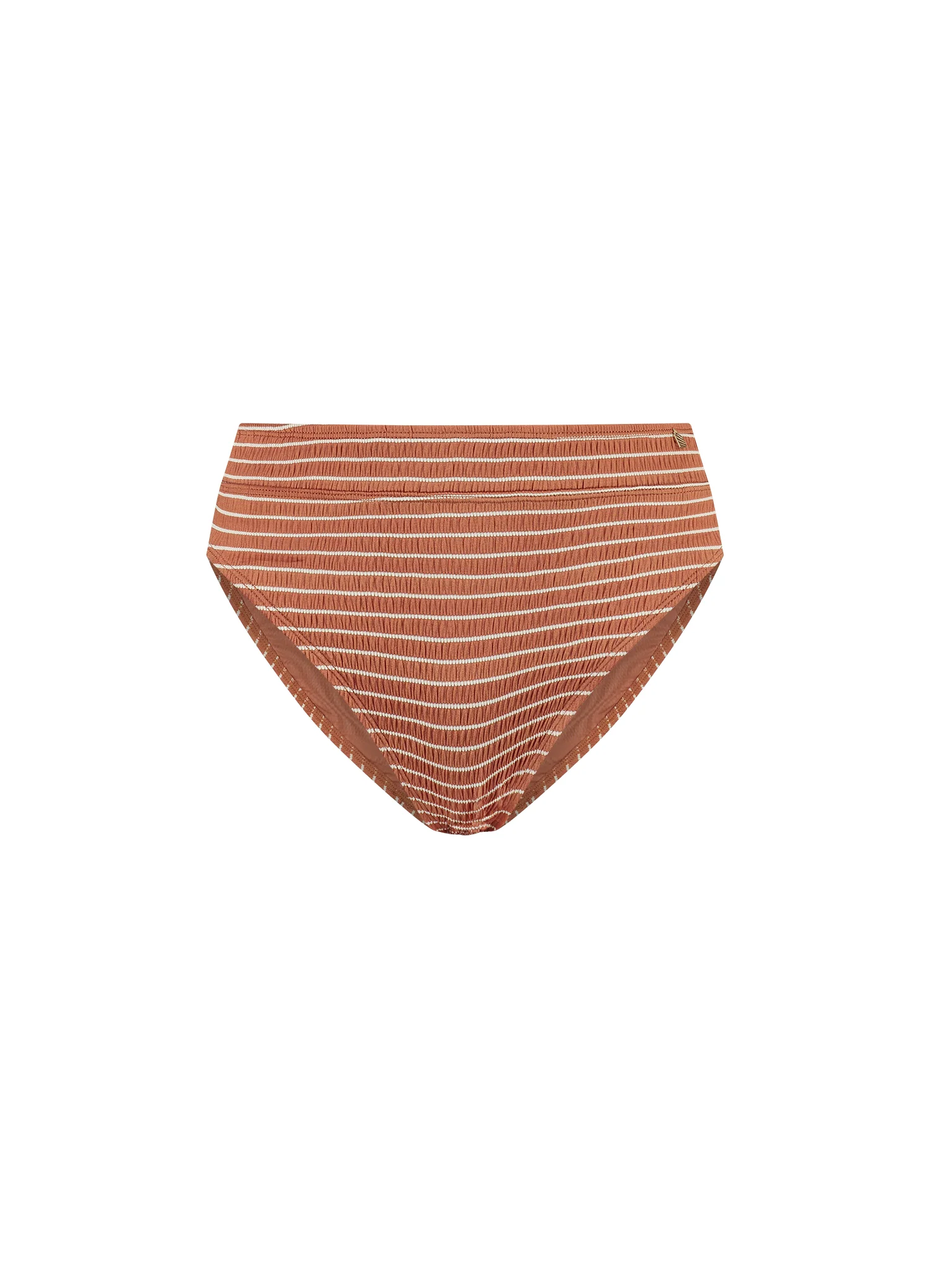 Caramel Stripe high waist bikinibroekje - Image 3