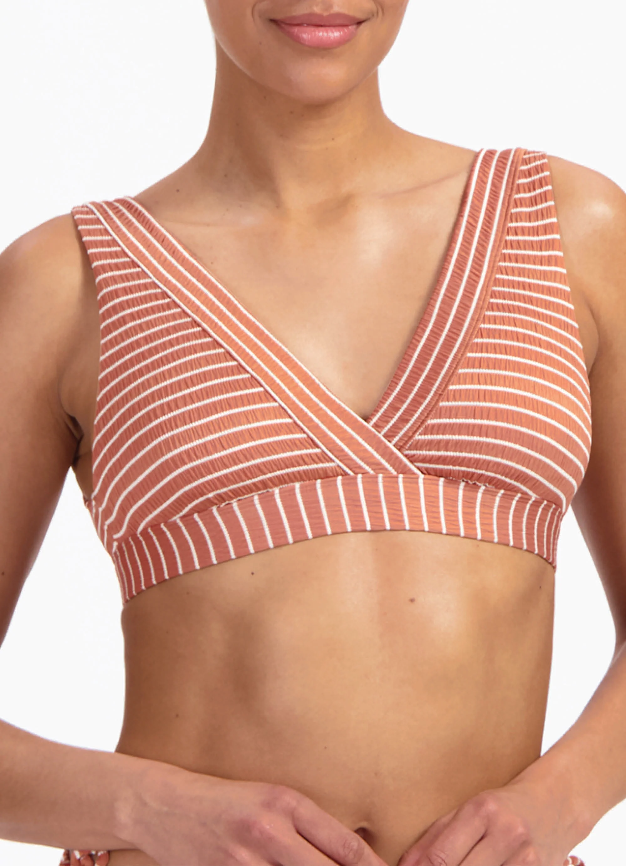 Caramel Stripe shape bikinitop - Image 2