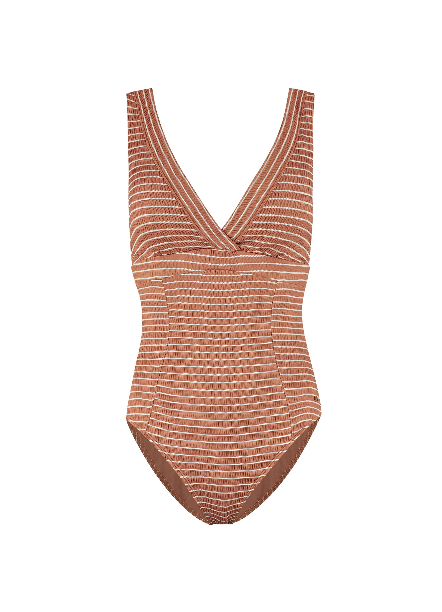 Caramel Stripe V-shape badpak - Image 3