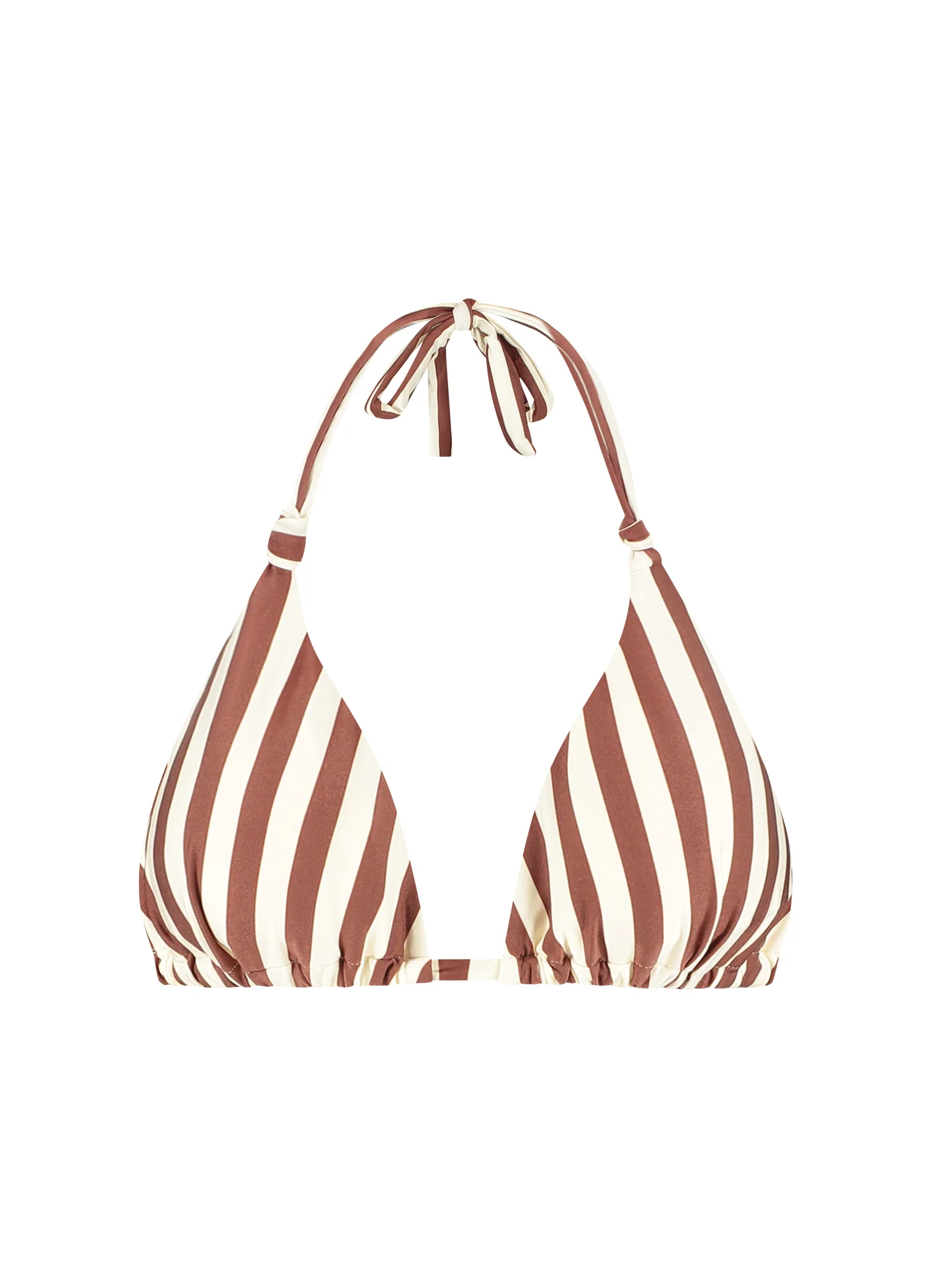 Cinnamon Stripe triangel bikinitop - Image 4