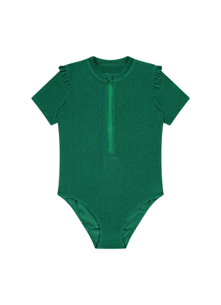 Kids Fresh Green zipper badpak