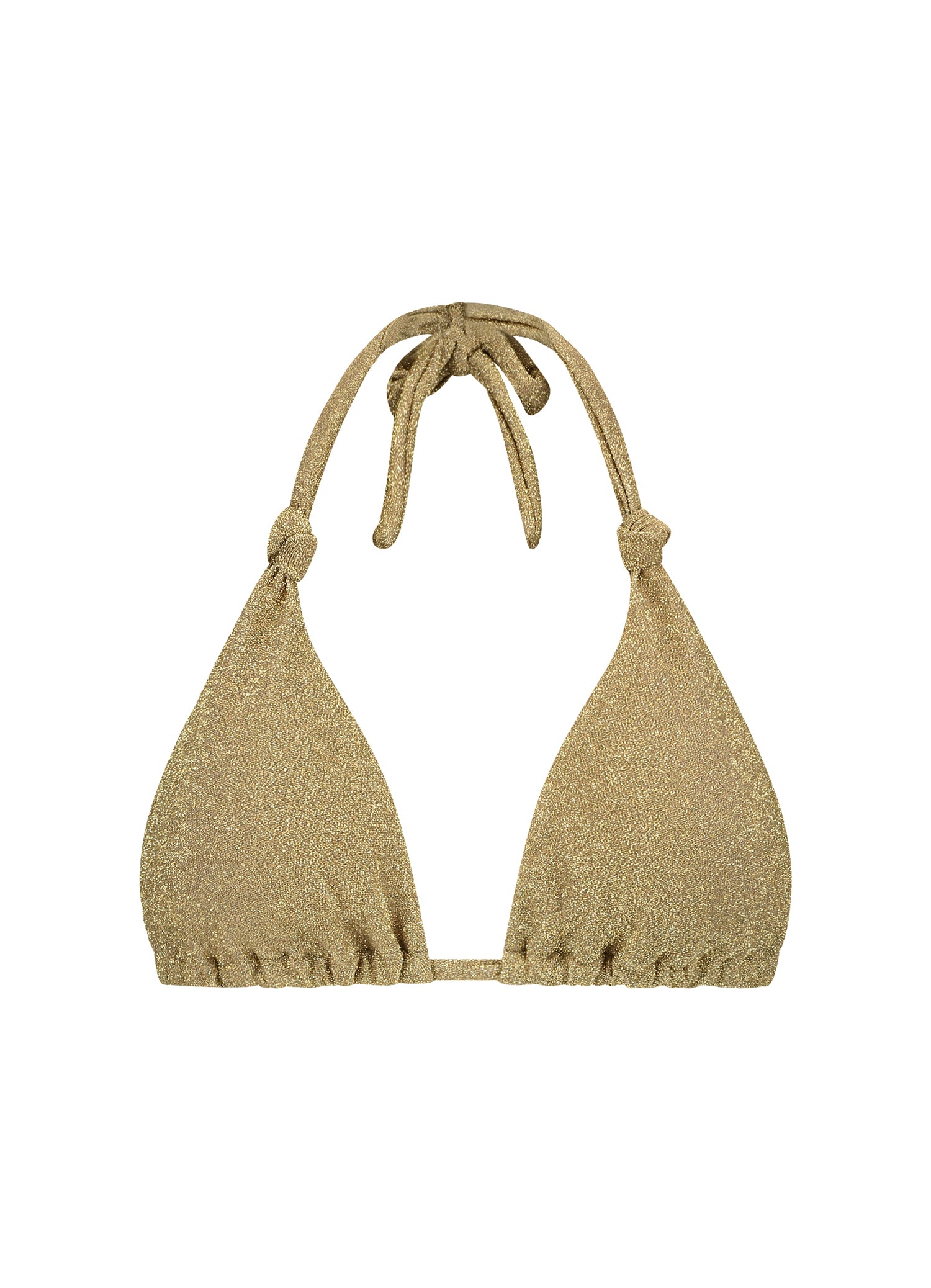 Gold Glitter triangel bikinitop - Image 4