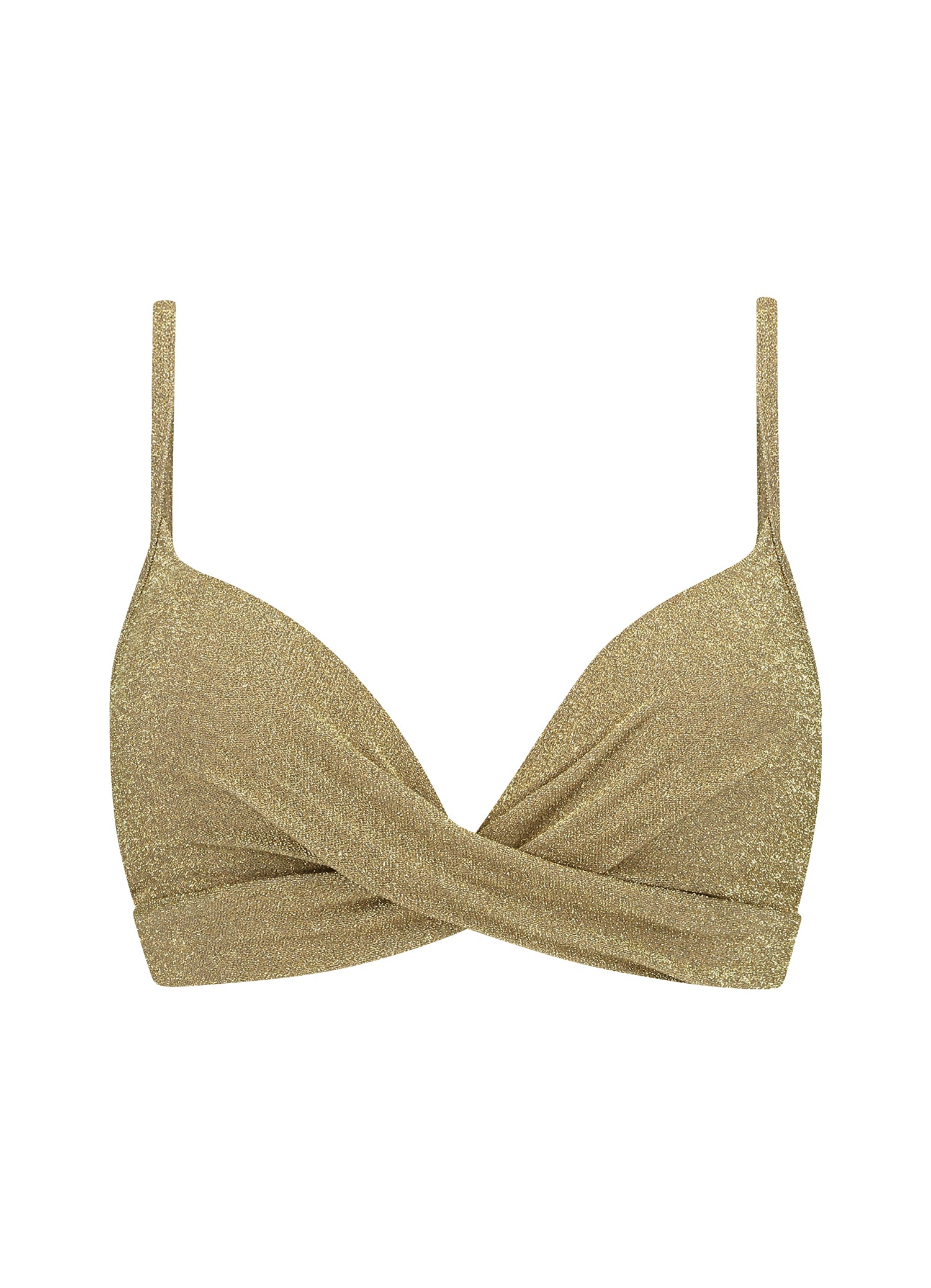 Gold Glitter twist bikinitop - Image 4