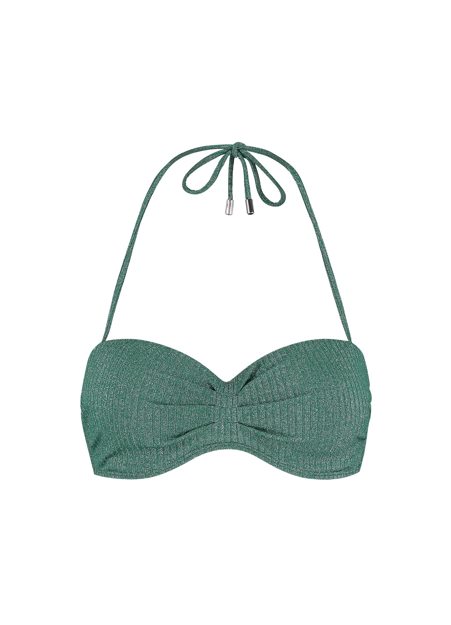 Green Glitter bandeau bikinitop - Image 6