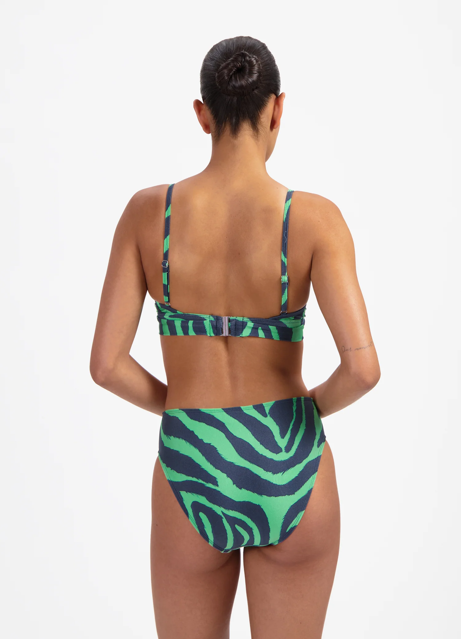 Green Tiger high waist bikinibroekje - Image 2
