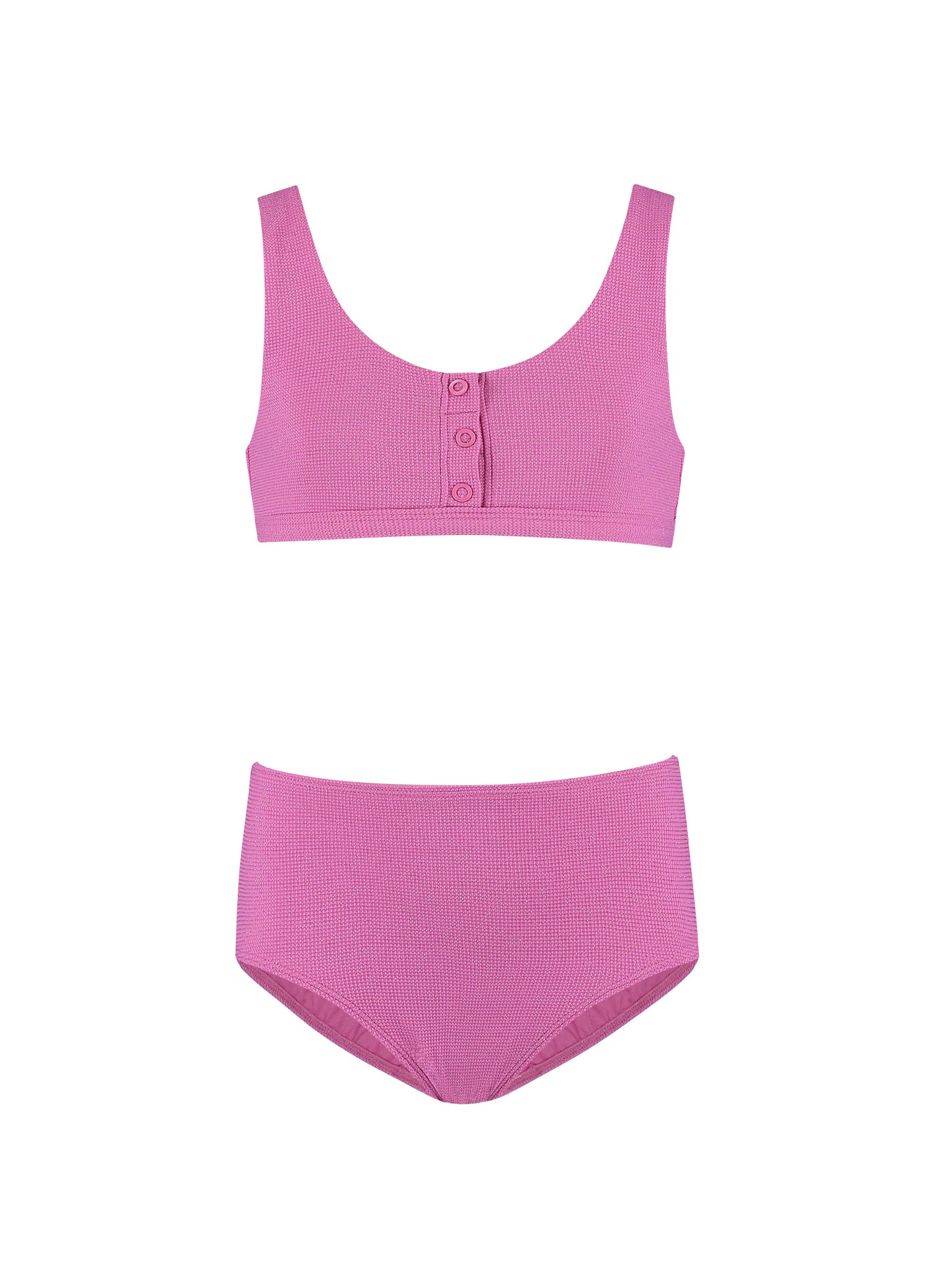Kids Pink Shimmer sporty bikiniset
