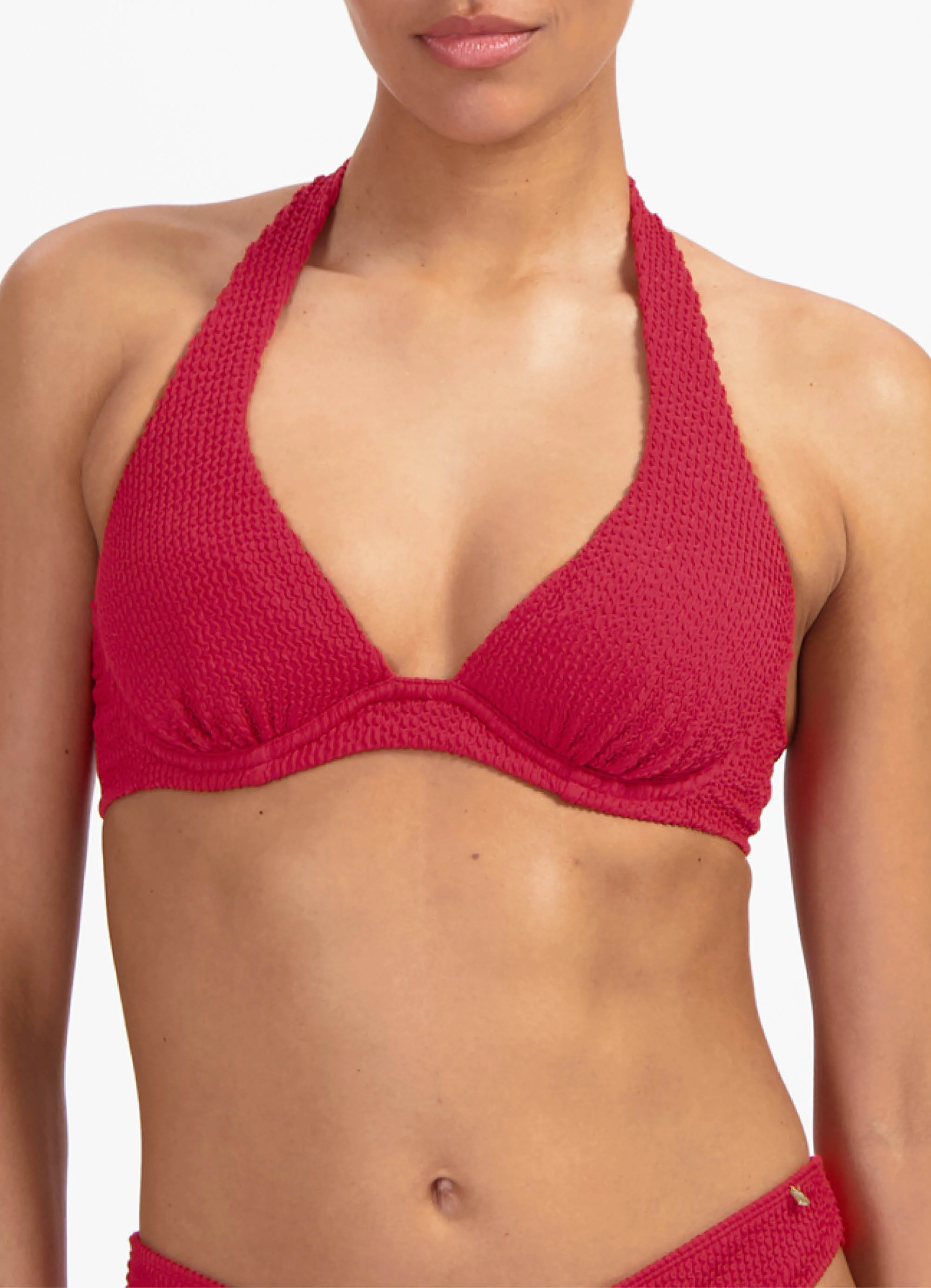 Lipstick Red halter bikinitop - Image 2