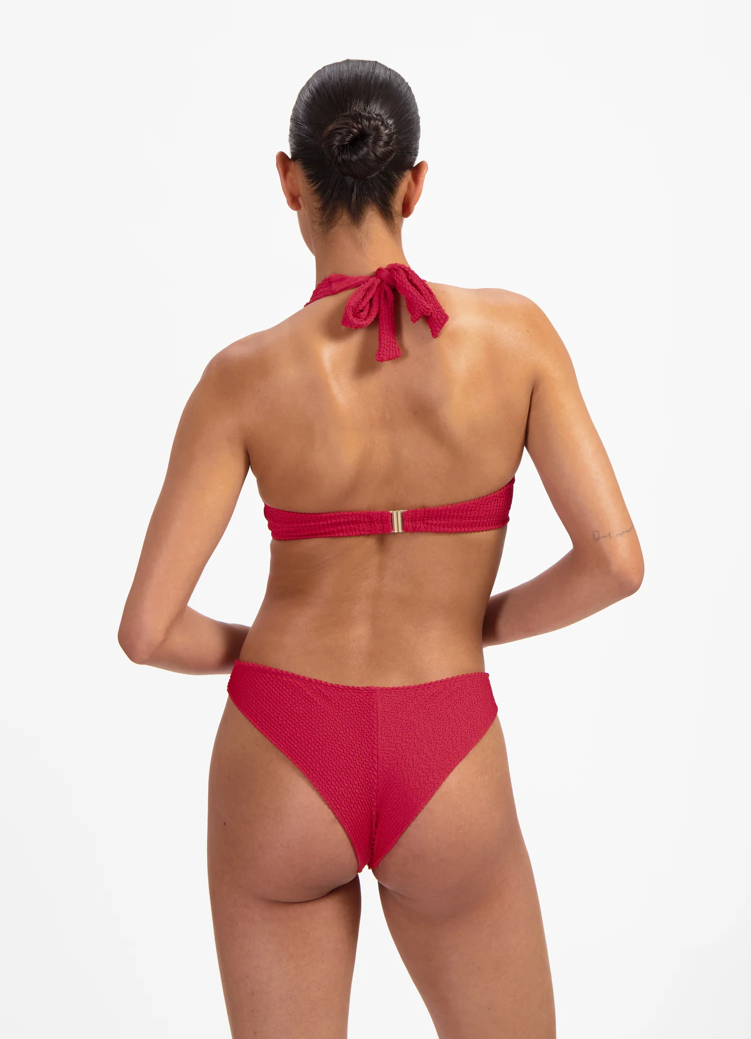 Lipstick Red halter bikinitop - Image 3