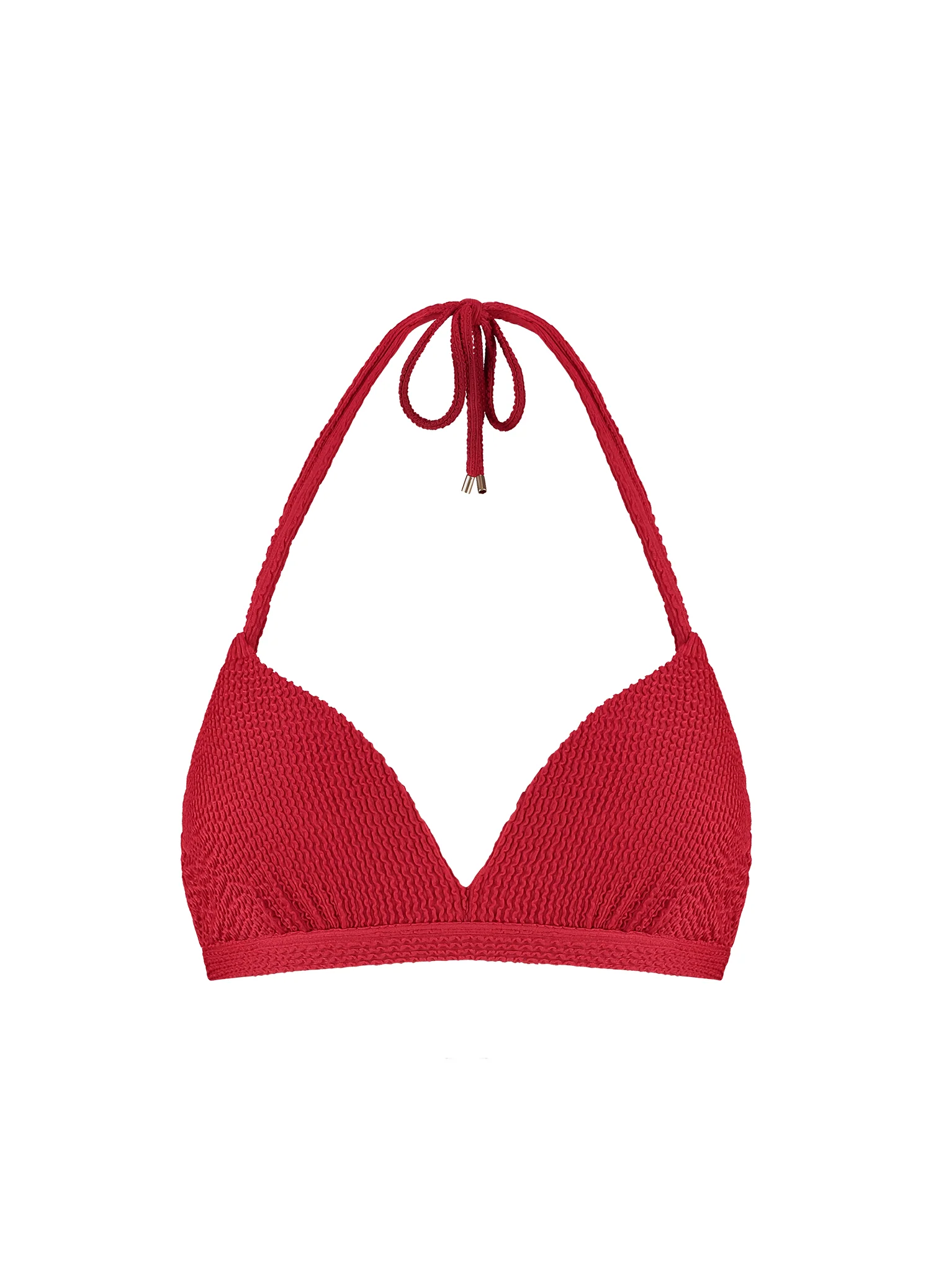 Lipstick Red halter bikinitop met beugel - Image 4
