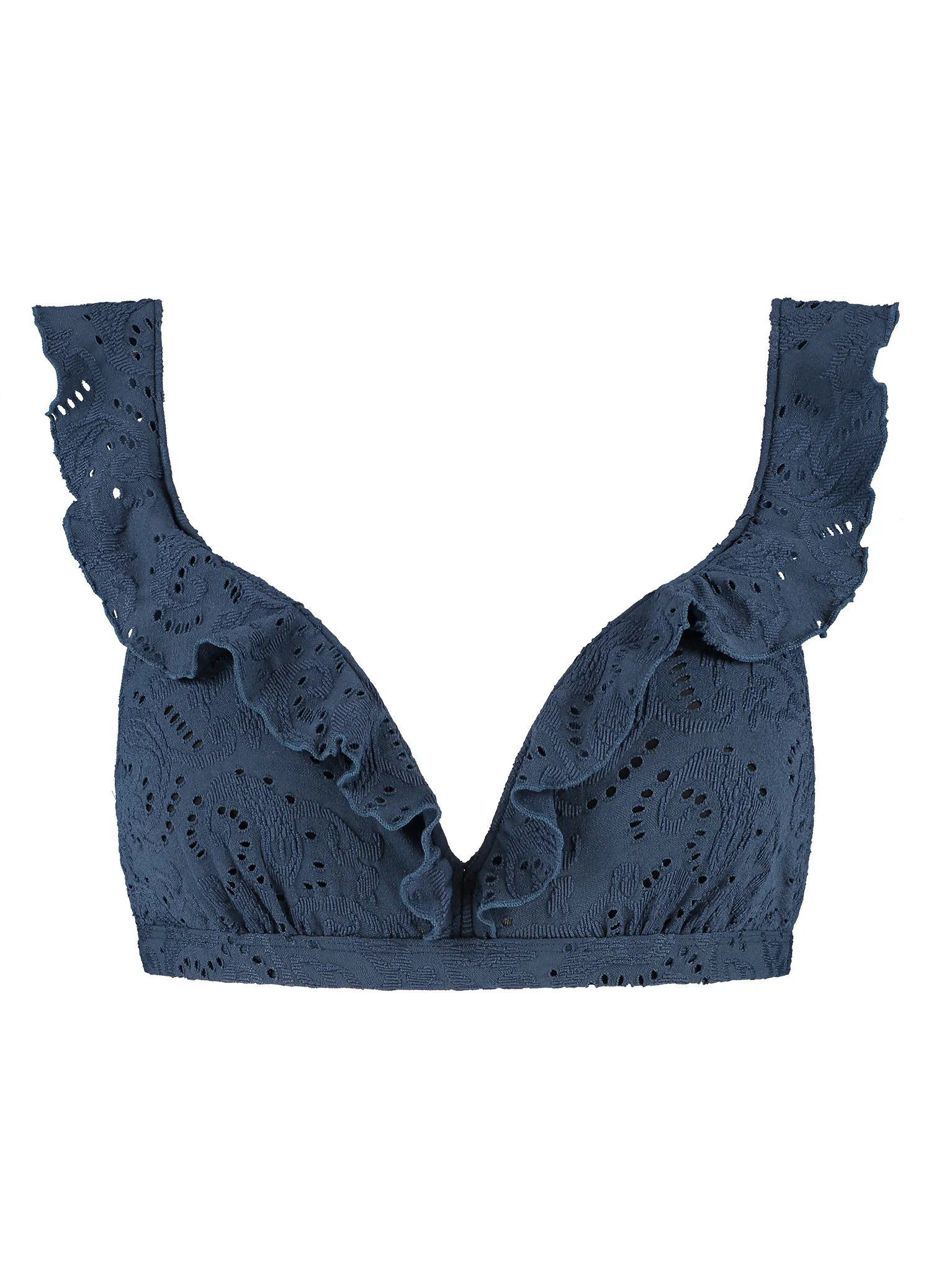 Nightsky Embroidery ruffle bikinitop - Image 4
