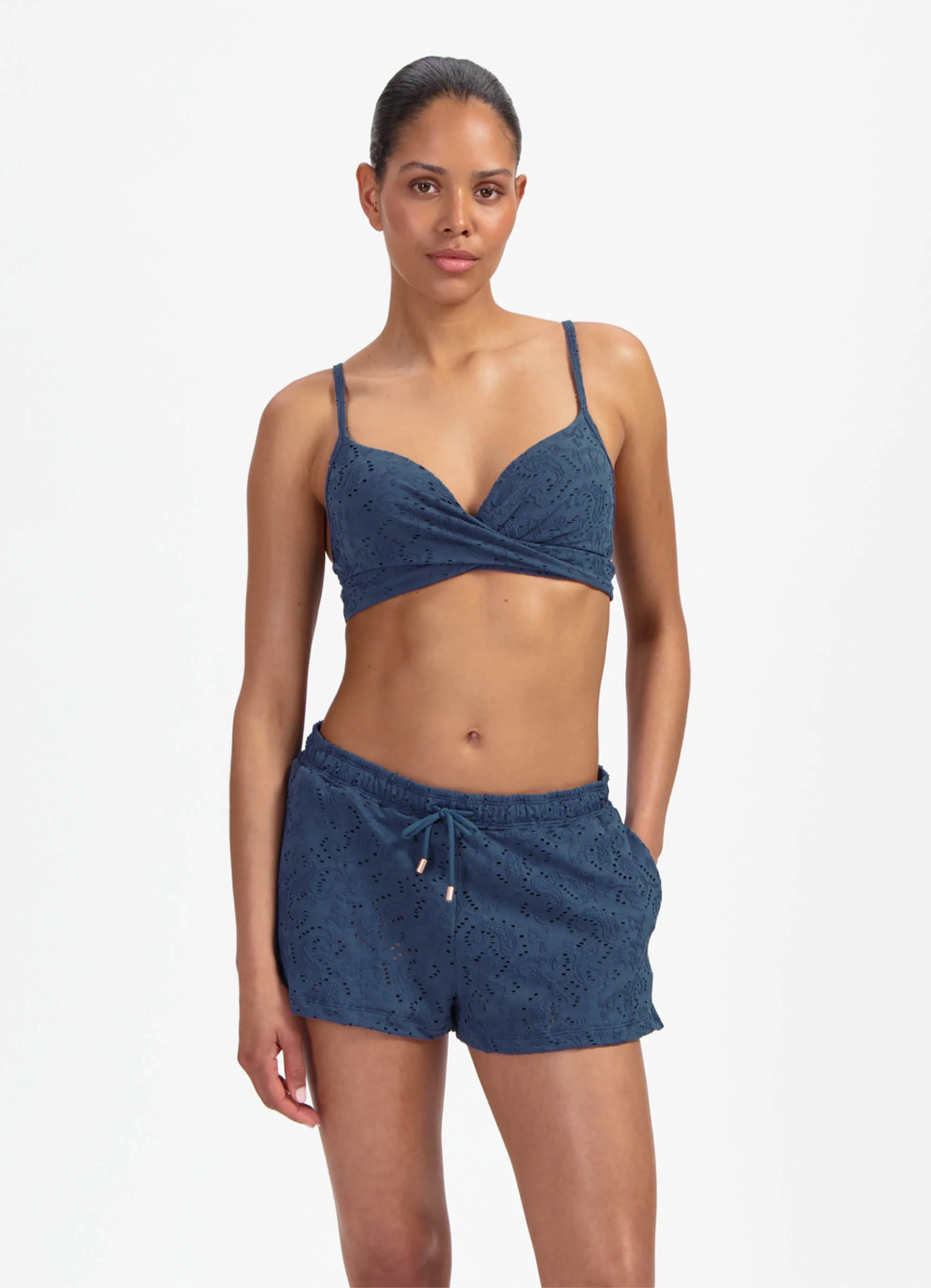 Nightsky Embroidery shortje