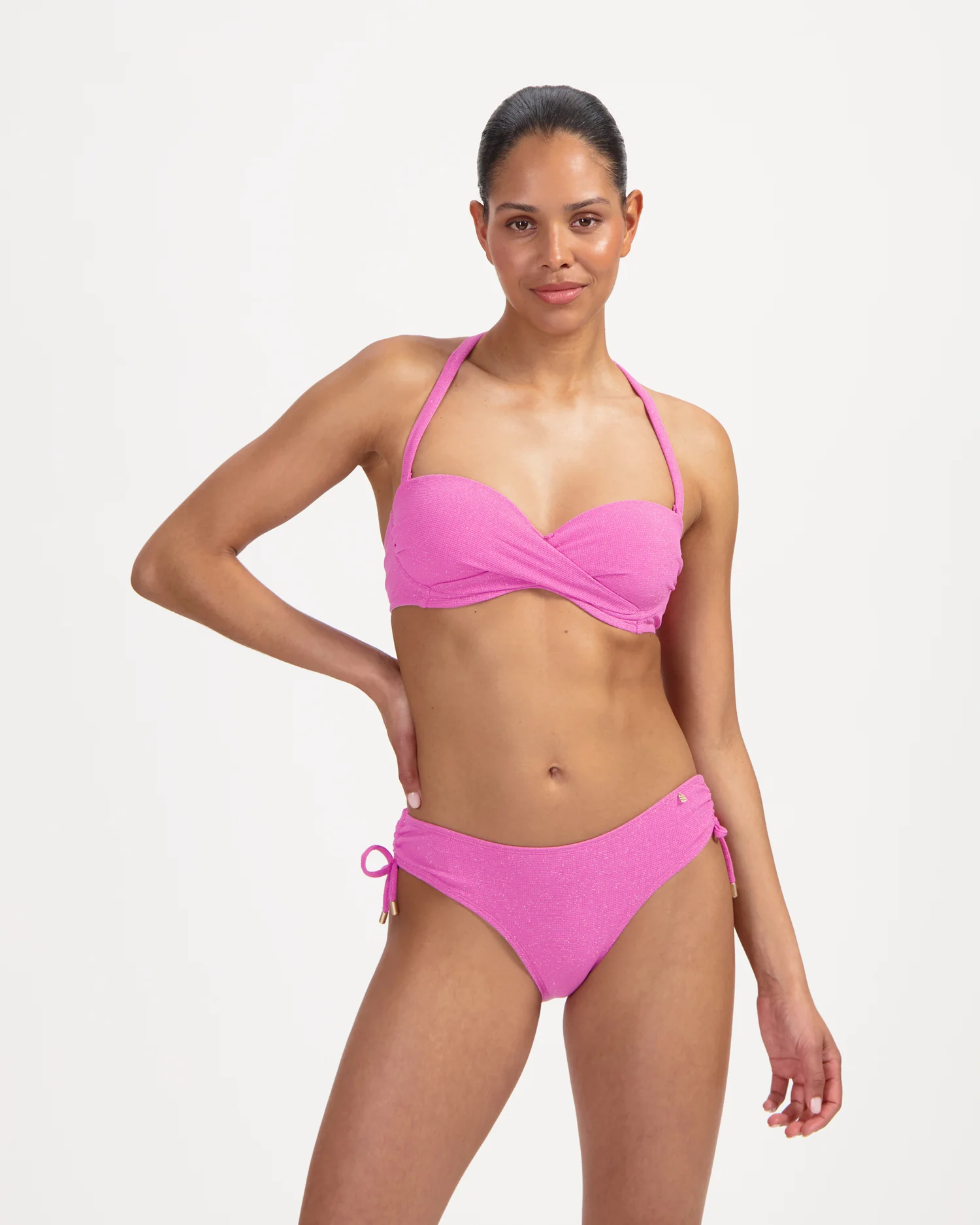Pink Shimmer multiway bikinitop - Image 5