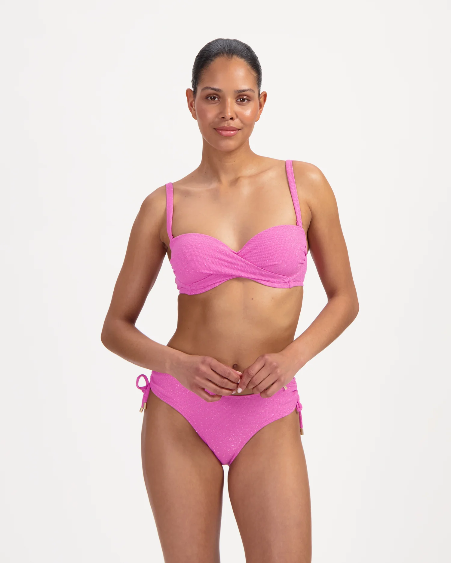 Pink Shimmer multiway bikinitop - Image 7
