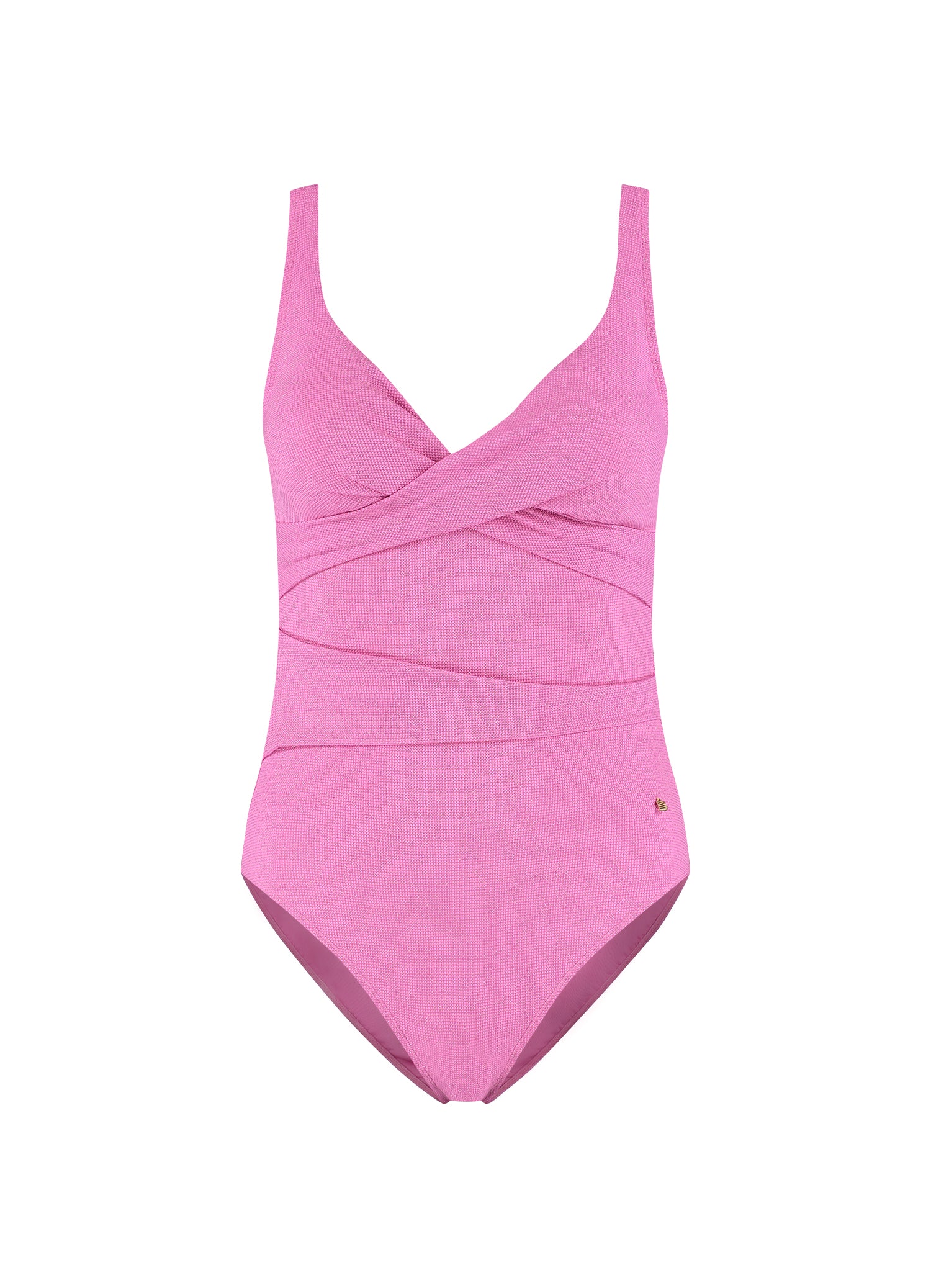 Pink Shimmer overslag badpak - Image 3