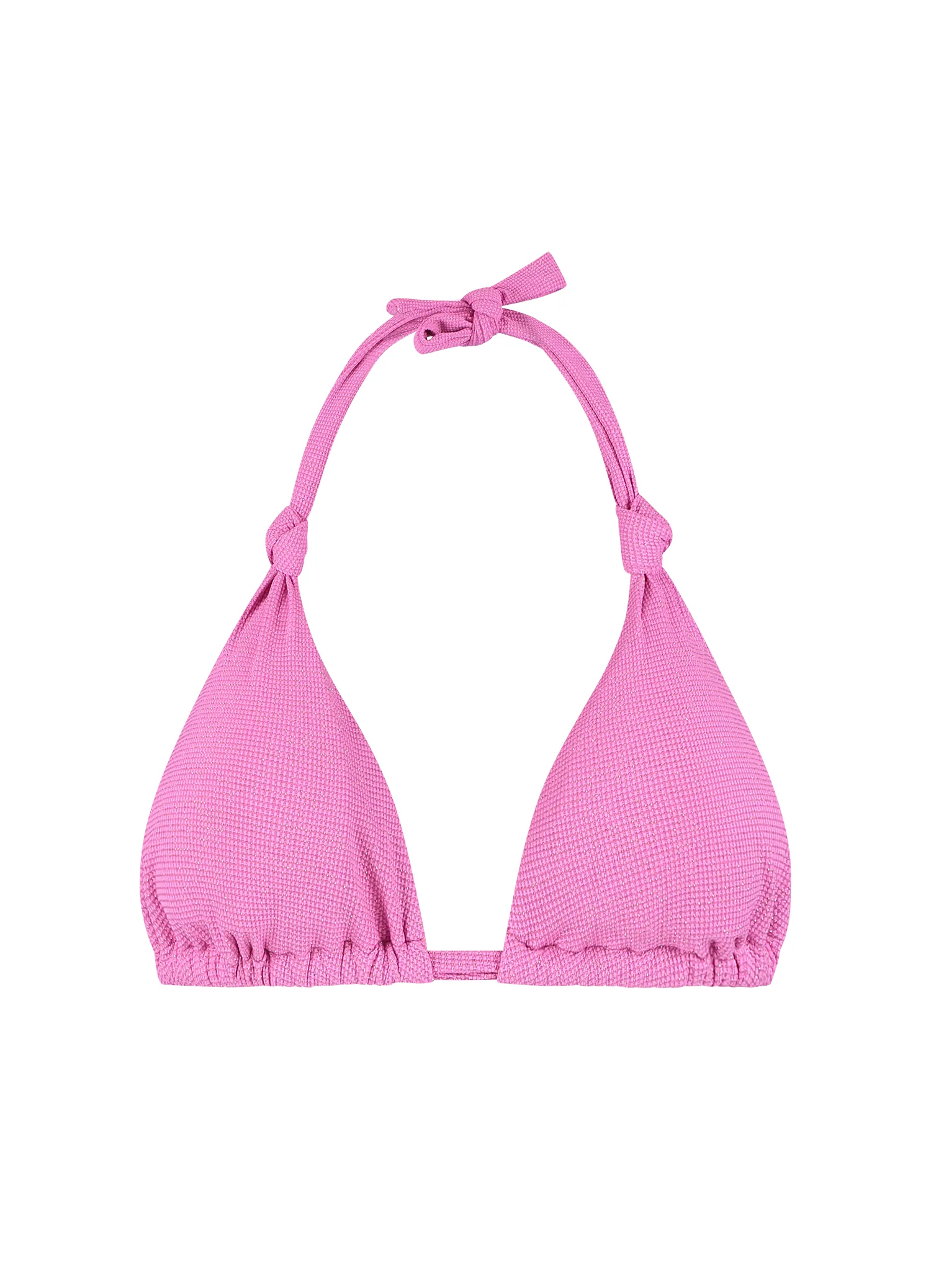 Pink Shimmer triangel bikinitop - Image 3