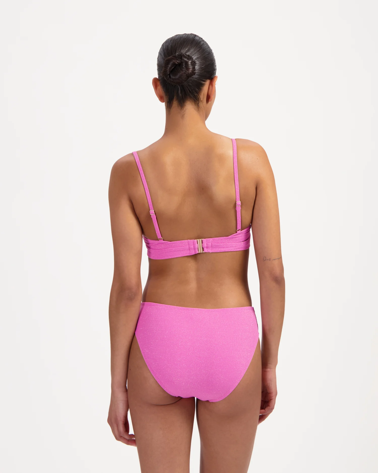 Pink Shimmer twist bikinitop - Image 3