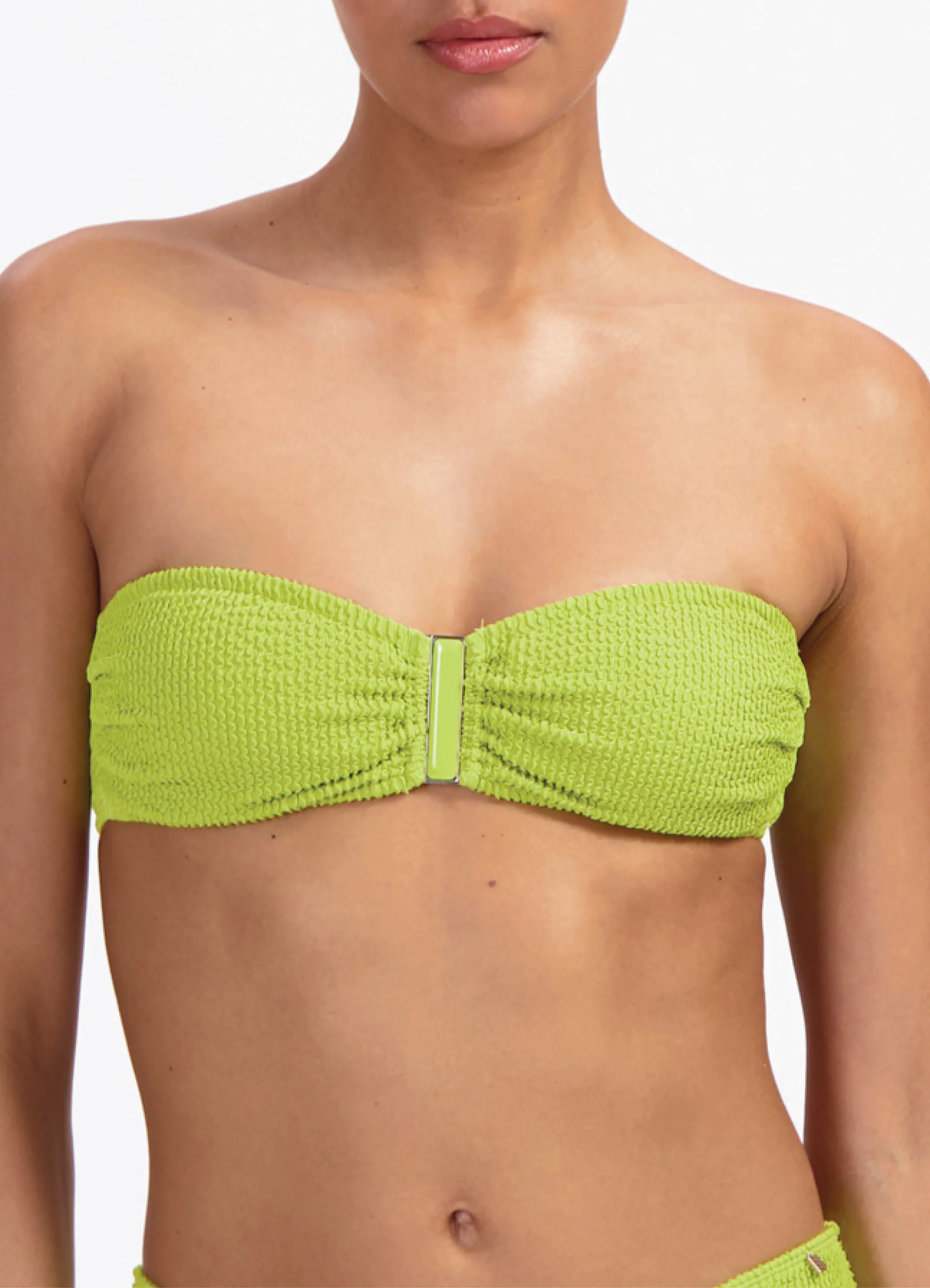 Pistache bandeau bikinitop - Image 2