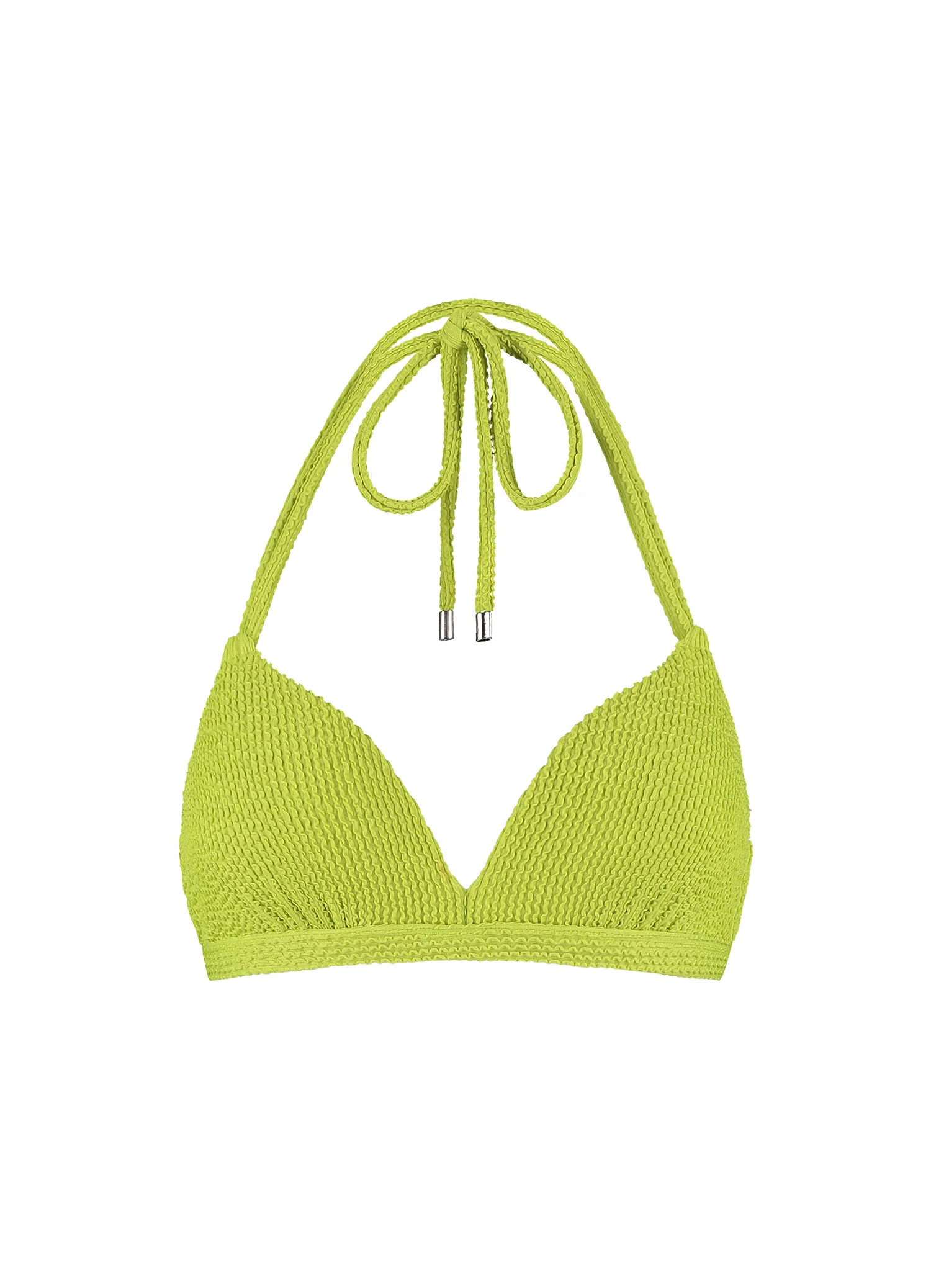 Pistache halter bikinitop met beugel - Image 4
