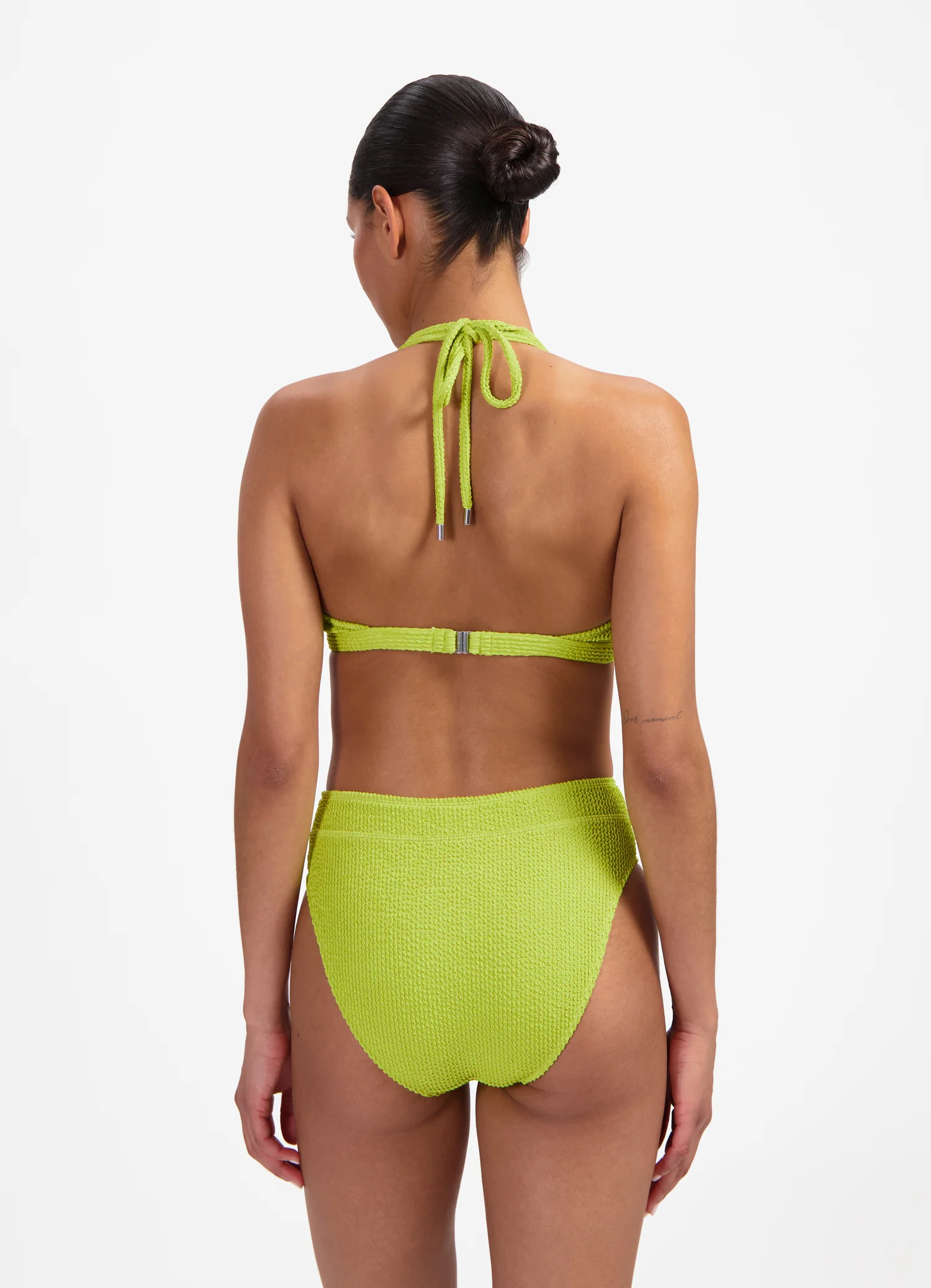 Pistache high waist bikinibroekje - Image 2