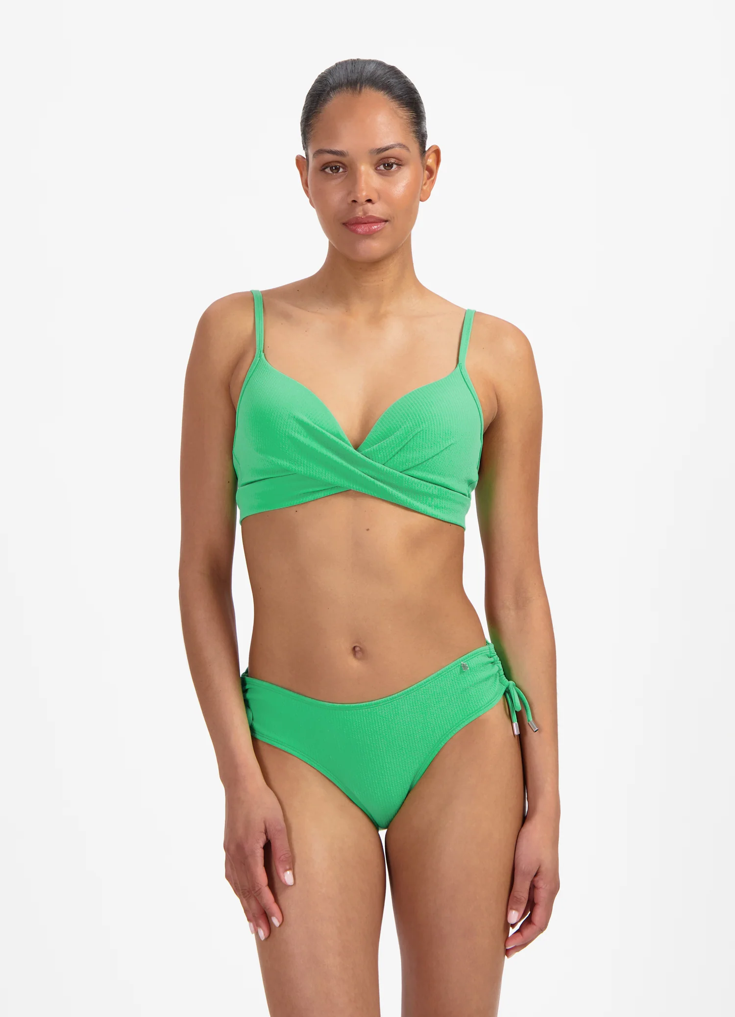 Spring Green twist bikinitop