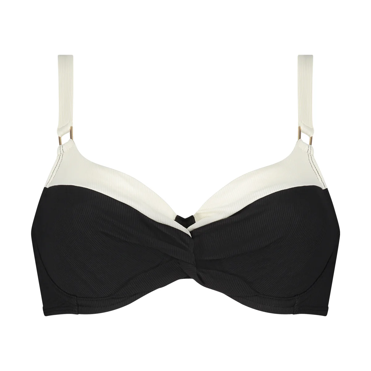 Vanilla and Black shaping bikinitop - Image 4