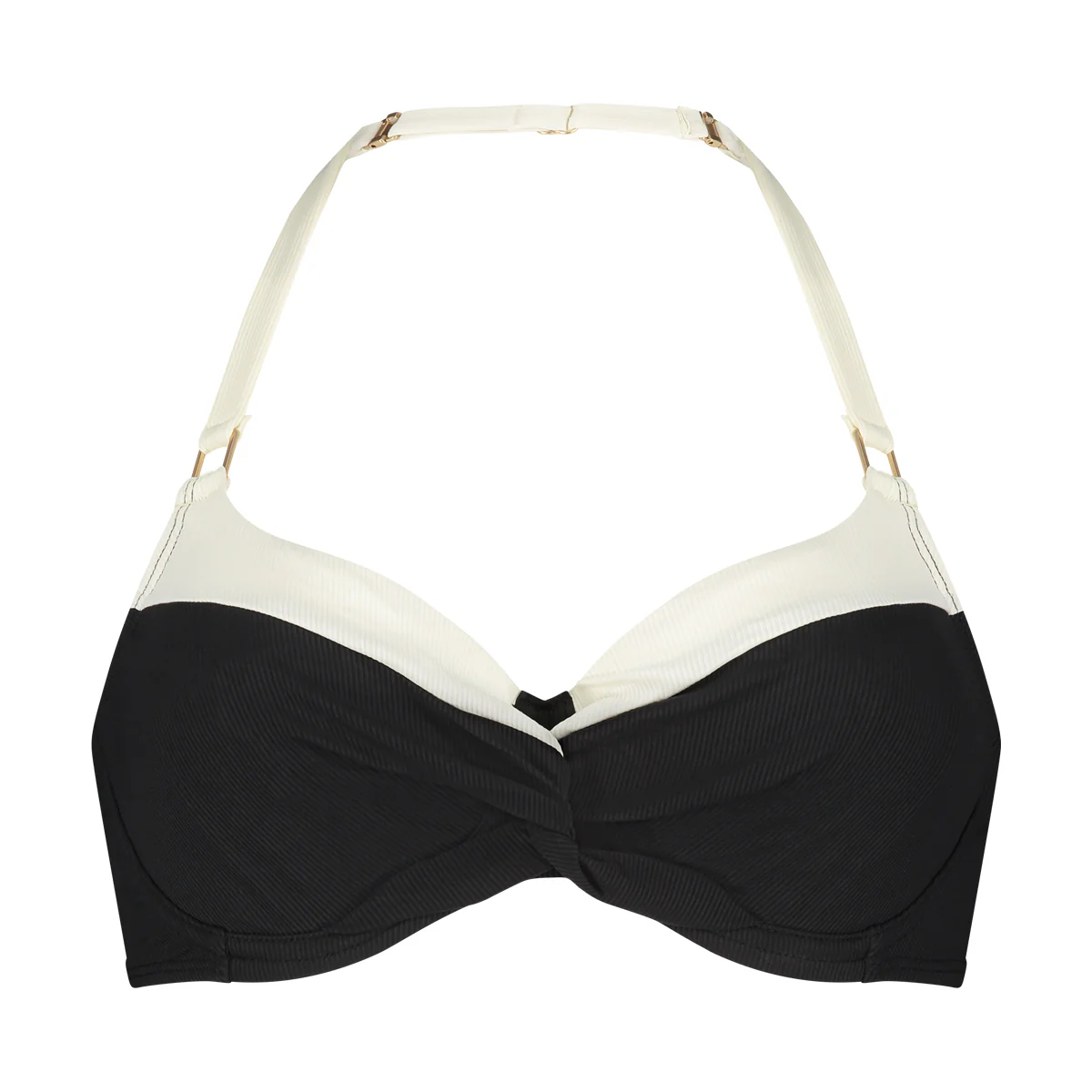 Vanilla and Black shaping bikinitop - Image 5