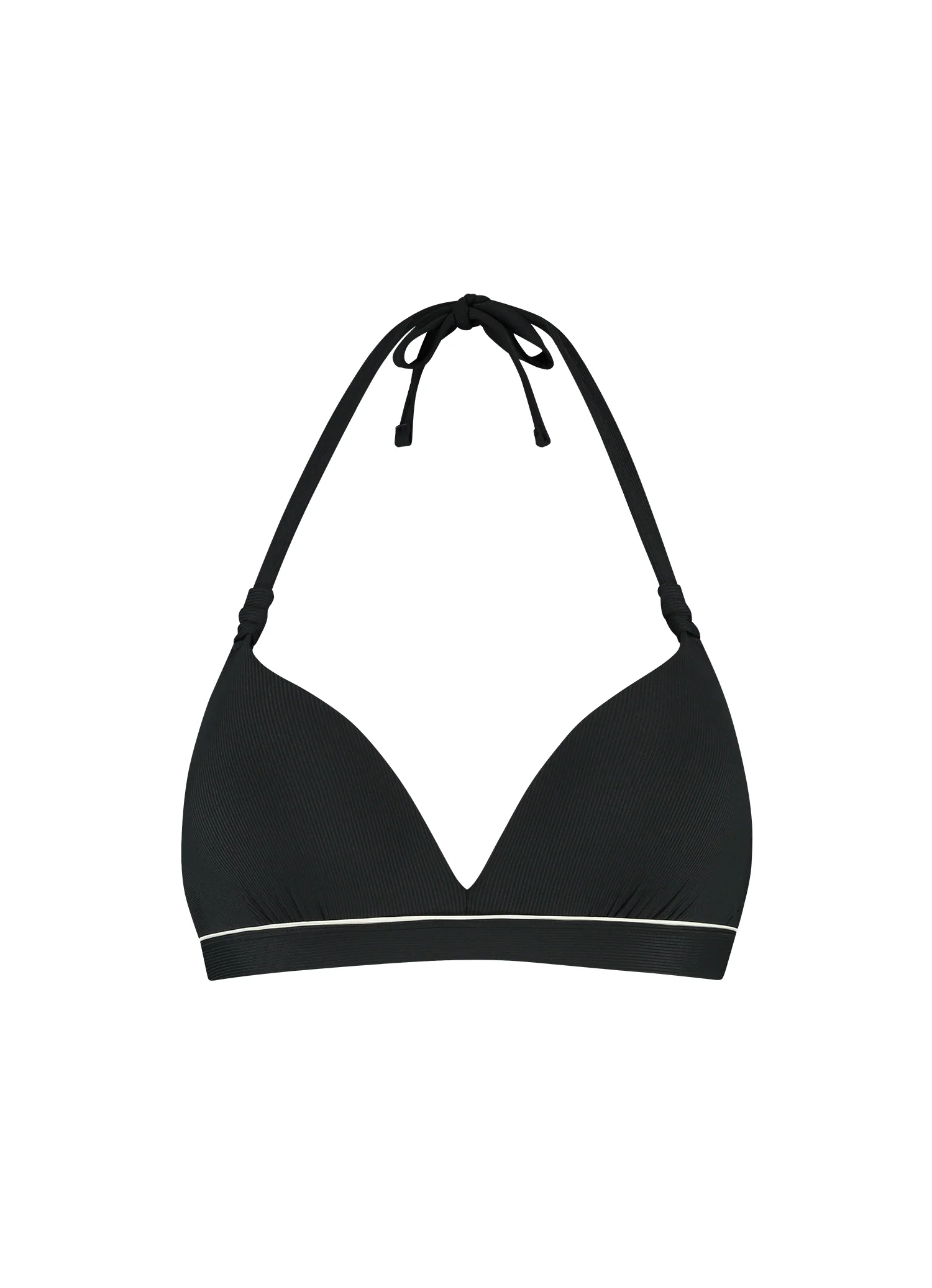 Vanilla & Black halter bikinitop met beugel - Image 4