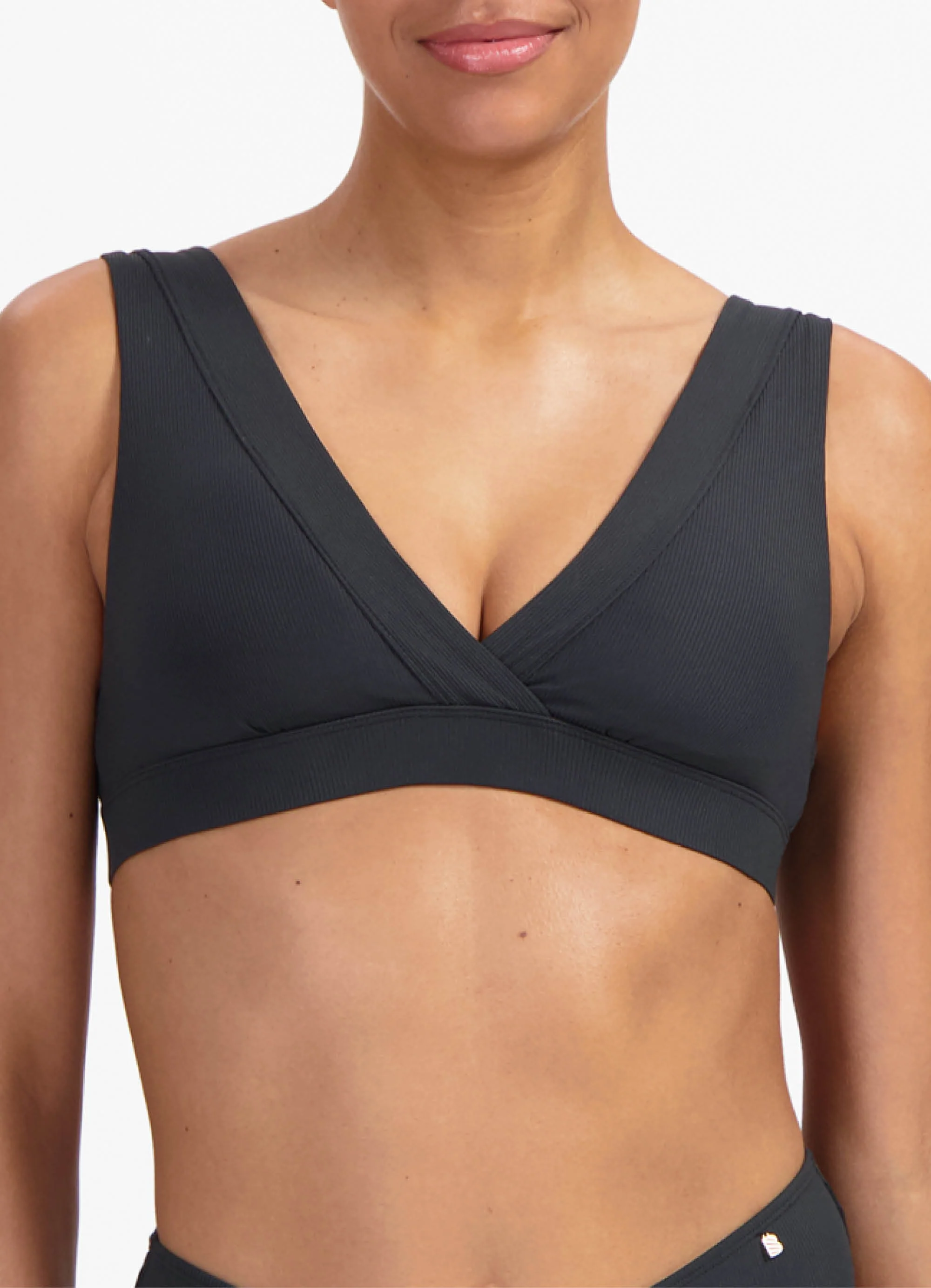 Vanilla & Black shape bikinitop - Image 2